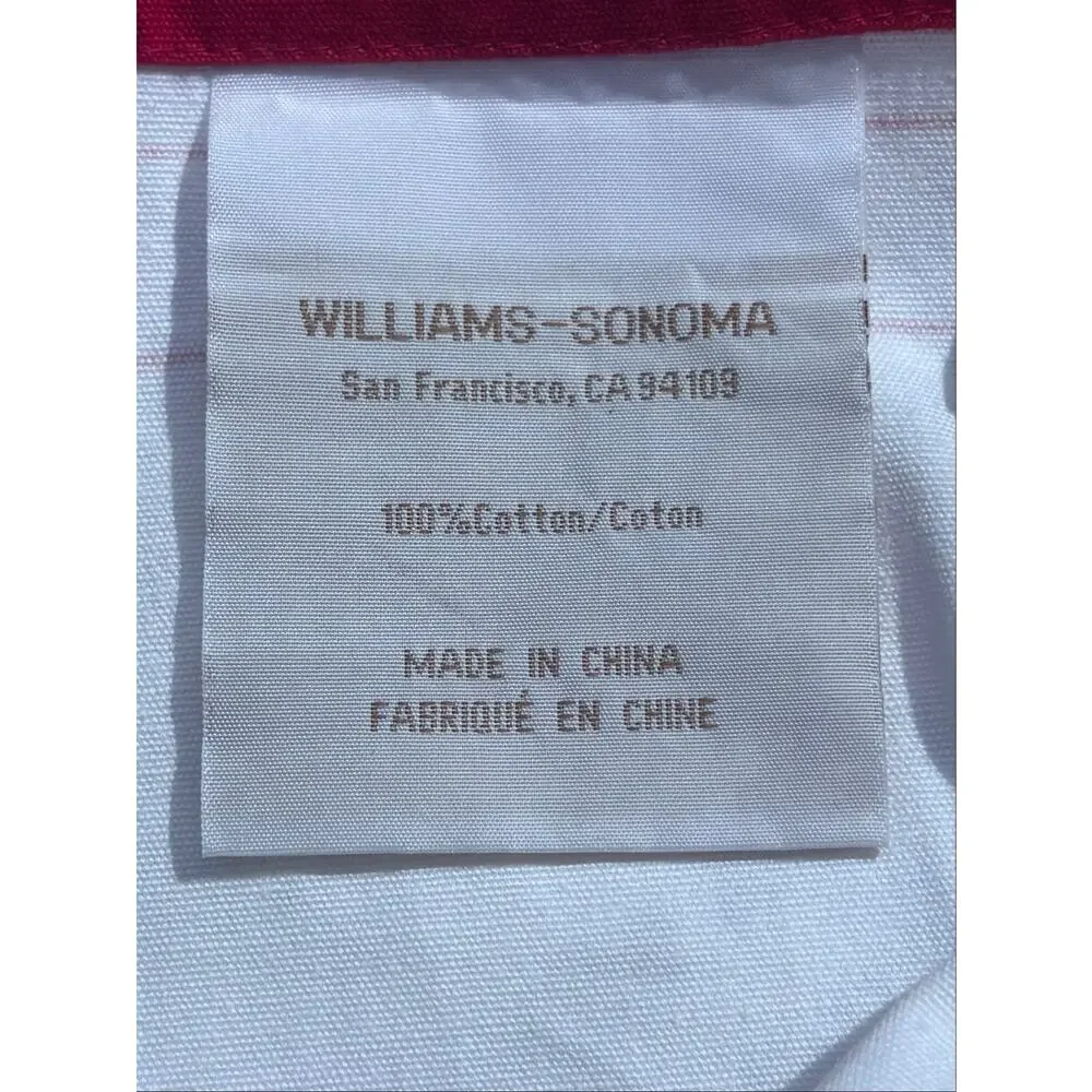 Wm Sonoma Retro Vintage-style Cotton Dish Towel Rules of 
